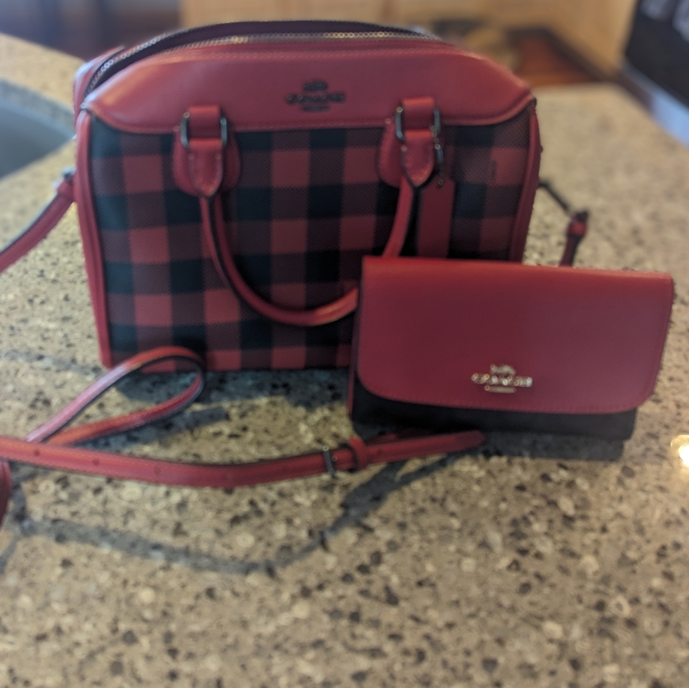 NWOT Coach purse and wallet